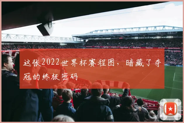 这张2022世界杯赛程图，暗藏了夺冠的终极密码